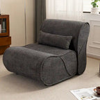 Soft Pellet Velvet Recliner, Comfortable Lounge Chair with Waist Pack Padding, Ideal for Living Room, Bedroom or Office