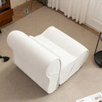 Soft Pellet Velvet Recliner, Comfortable Lounge Chair with Waist Pack Padding, Ideal for Living Room, Bedroom or Office