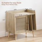 Large Record Player Stand - 15.74D x 25.98W x 25.19H