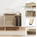 Large Record Player Stand - 15.74D x 25.98W x 25.19H