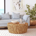 Captiva Round Rattan Drum Coffee Table