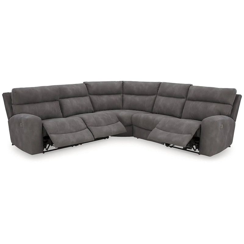 Signature Design by Ashley Next-Gen DuraPella 5-Piece Power Reclining Sectional - 105.5W x 104.5D x 42H