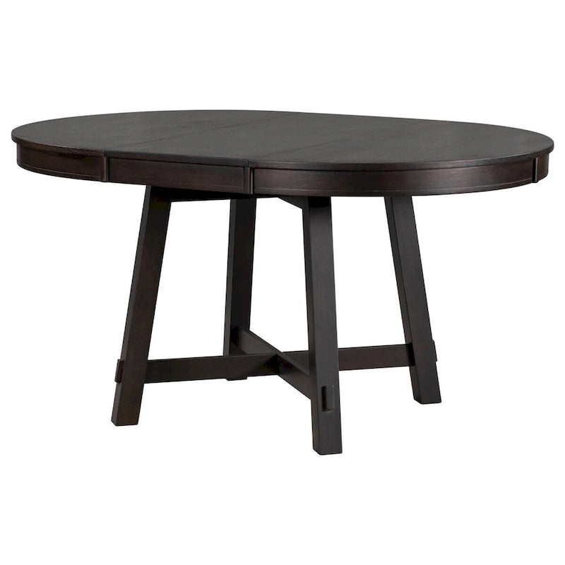 Farmhouse Round Extendable Dining Table