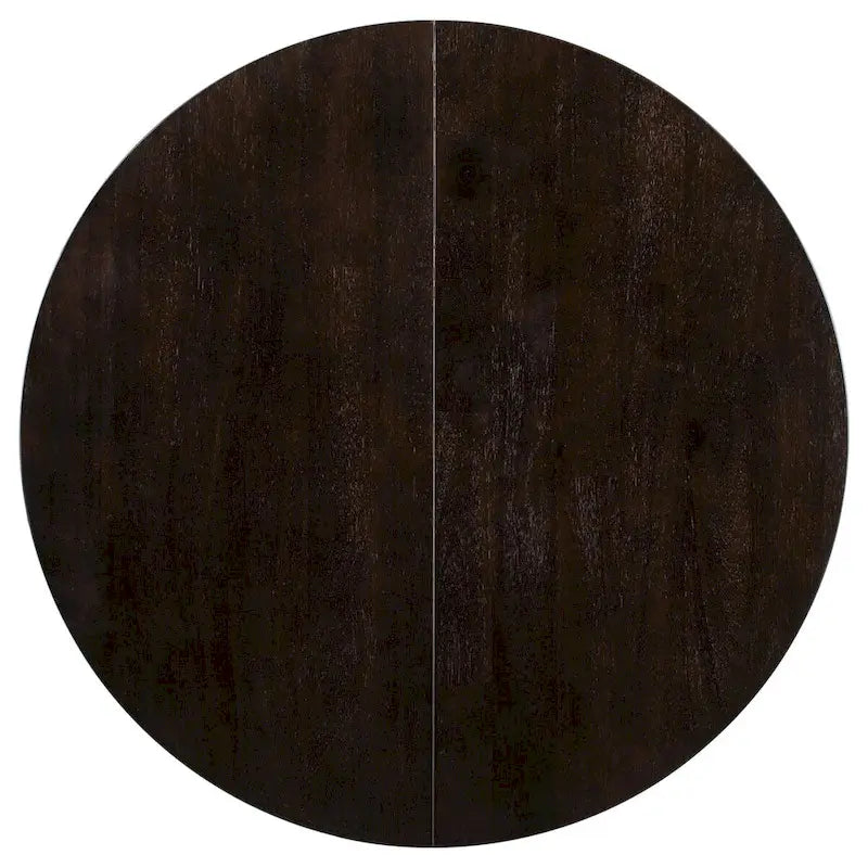 Farmhouse Round Extendable Dining Table