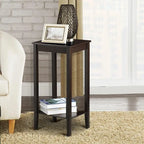 Yaheetech Wood Tall Bedside Living Room Sofa Side End Table Furnture