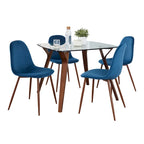 Carson Carrington Sala Stone 5-Piece Square Dining Set