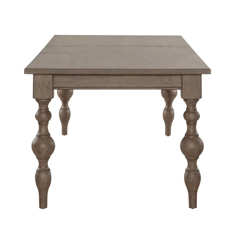 Americana Farmhouse Dusty Taupe Rectangular Leg Table