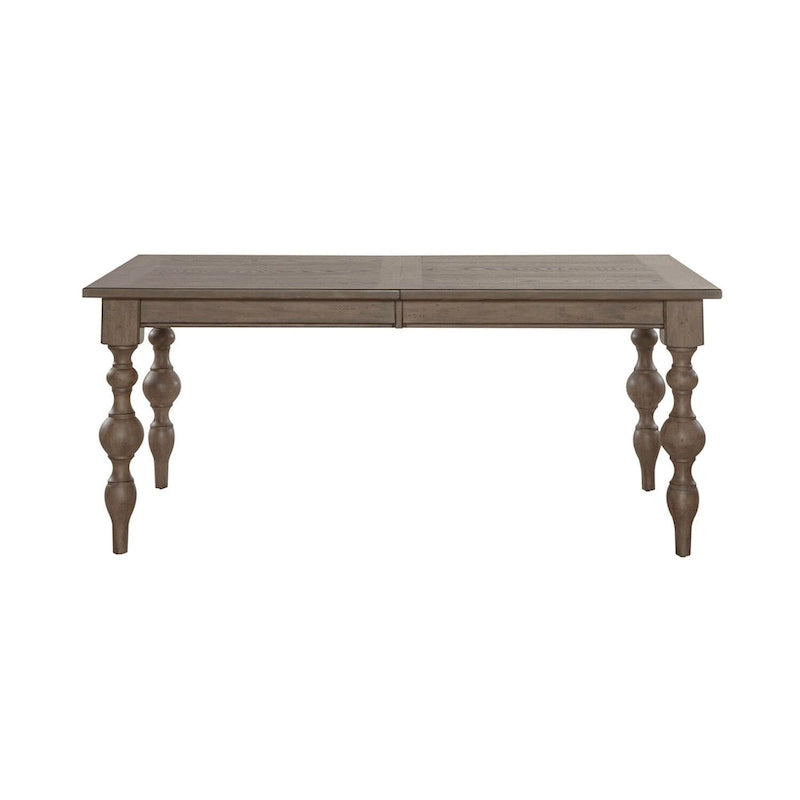 Americana Farmhouse Dusty Taupe Rectangular Leg Table