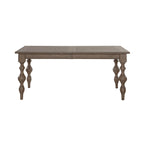 Americana Farmhouse Dusty Taupe Rectangular Leg Table