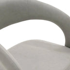 Modrest Faerron Modern Grey Leatherette Dining Chair