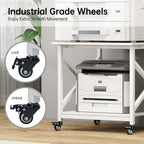 23.6 Inches Large Printer Stand