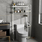 Large Over The Toilet Storage Cabinet Washing Machine Rack Organizer