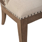 Americana Farmhouse Dusty Taupe Pedestal Table Set with Dining Chairs Options