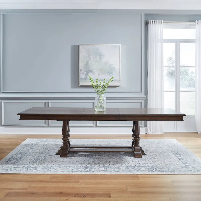 Arden Road Dining Room Trestle Table Set with Chairs Various Options