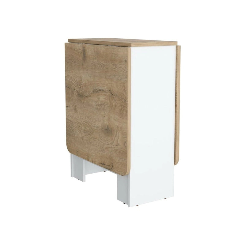 Gateleg Folding Table Space-Saving with Compact Design