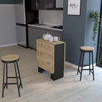 Gateleg Folding Table Space-Saving with Compact Design