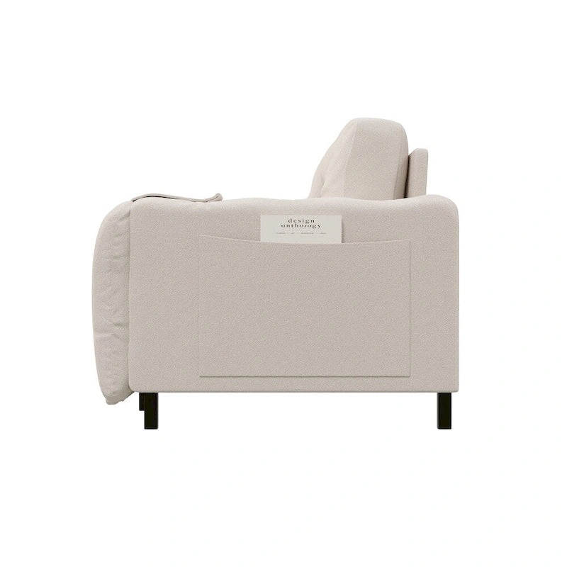 66.2Queen Pull Out Sofa Bed,Hydraulic System Convertible Sleeper Sofa