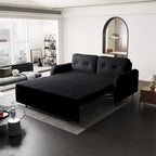 66.2Queen Pull Out Sofa Bed,Hydraulic System Convertible Sleeper Sofa