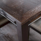 Furniture of America Chase Modern 90-inch Wood Extendable Dining Table with 18-inch Leaf