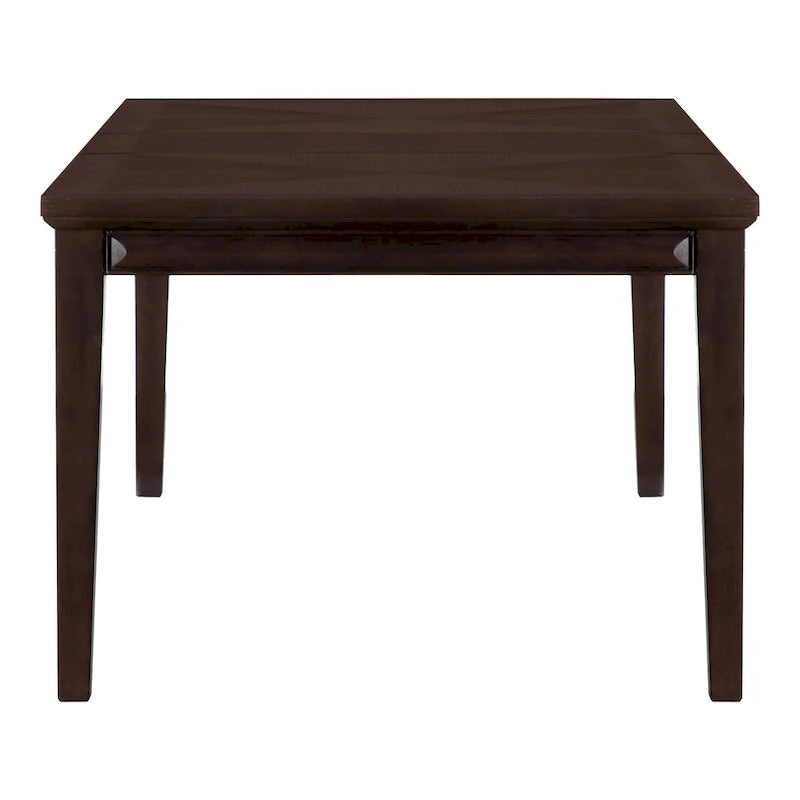 Furniture of America Chase Modern 90-inch Wood Extendable Dining Table with 18-inch Leaf