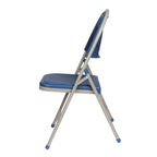 Lusitano Collection Fan Back Folding Chair, Pack of 4