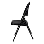 Lusitano Collection Fan Back Folding Chair, Pack of 4
