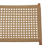 Wood Handmade Woven Living Room Accent Chair - Brown or Black - Roche River Decor