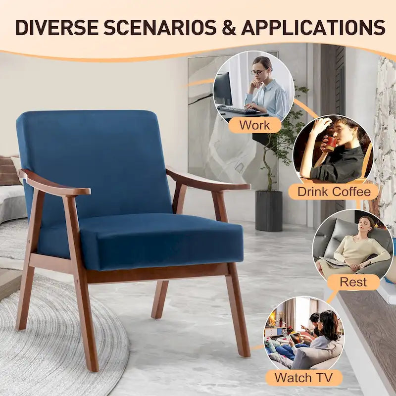 Mid-Century Modern Chair, Living Room Chair