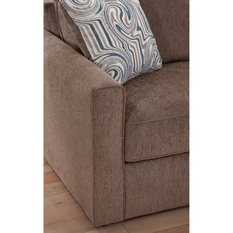 American Furniture Classics Delilah Model 8-040M-A441V2 Sleeper Sofa with 2 Throw Pillows