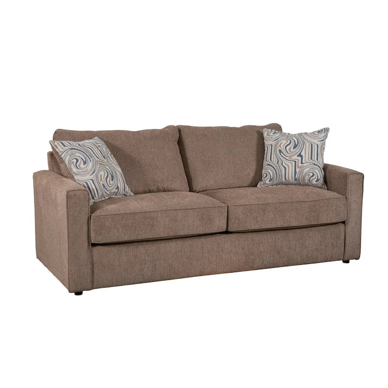 American Furniture Classics Delilah Model 8-040M-A441V2 Sleeper Sofa with 2 Throw Pillows