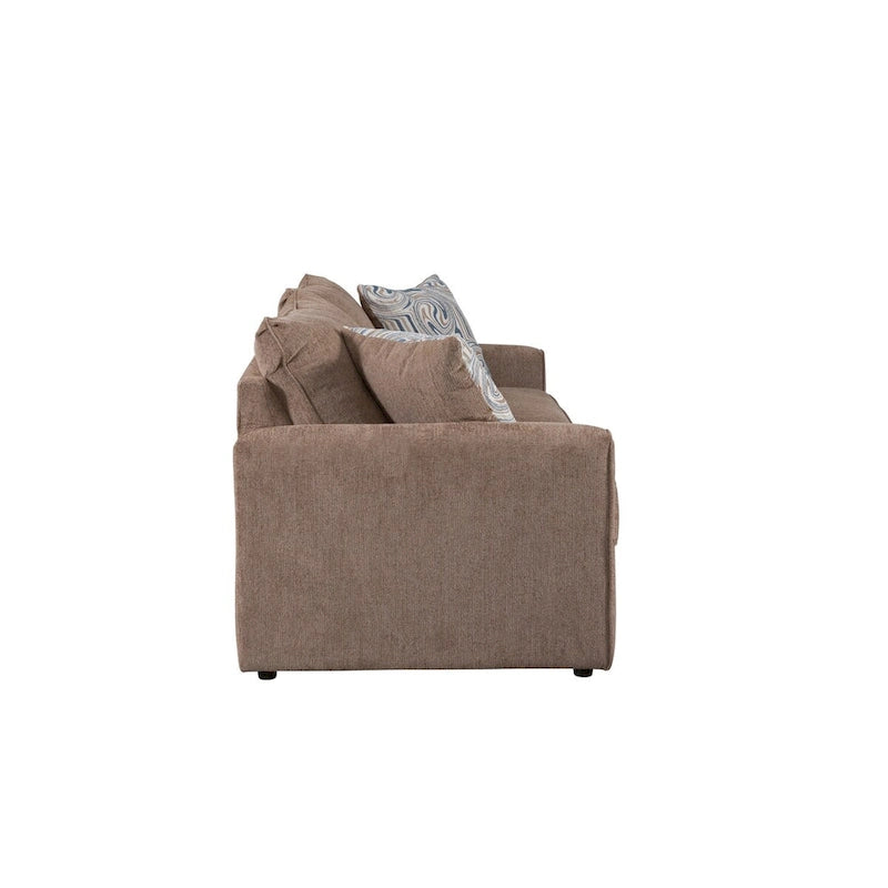 American Furniture Classics Delilah Model 8-040M-A441V2 Sleeper Sofa with 2 Throw Pillows