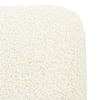 Modern Boucle Ottoman Bench for 2 People