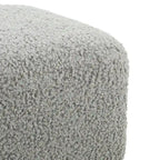 Modern Boucle Ottoman Bench for 2 People