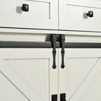 Farmhouse Kitchen Island with Power Outlet