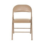 Bernadine Basics Collection Vinyl Folding Chair, Pack of 4
