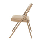 Bernadine Basics Collection Vinyl Folding Chair, Pack of 4