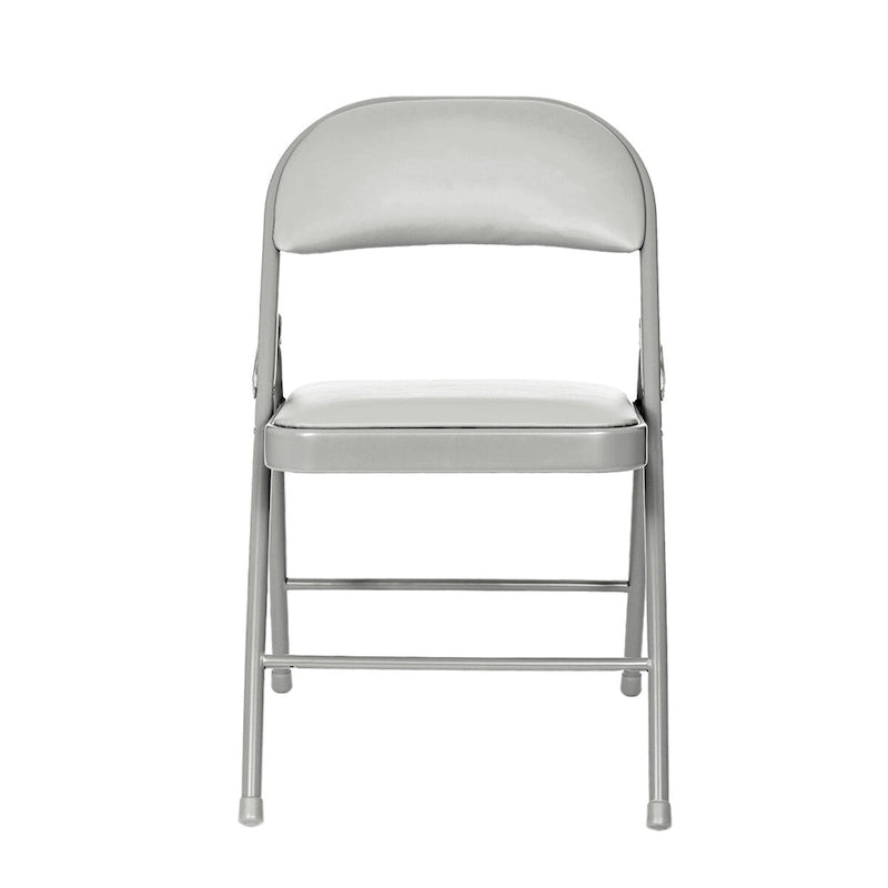 Bernadine Basics Collection Vinyl Folding Chair, Pack of 4