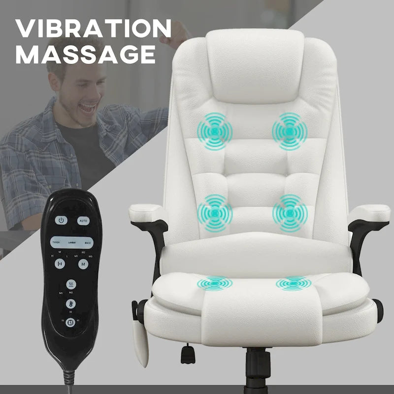 Office Chair - High Back - Massage & Heated with Remote