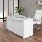 Studio C 60W Right Handed L-Bow Desk Shell by Bush Business Furniture