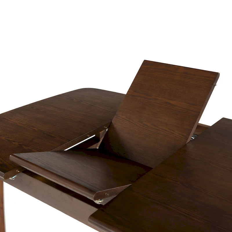 SAFAVIEH Couture Jeanick Extendable Dining Table - 50 W x 50 D x 30 H - 50Wx50Dx30H