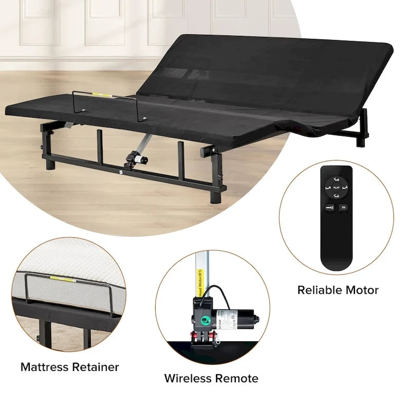 Adjustable Bed Base Frame Queen Bed Frame
